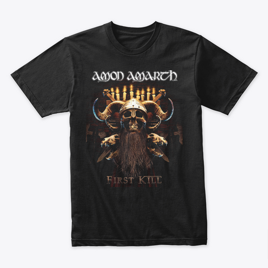 Camiseta Algodon Amon Amarth First Kill