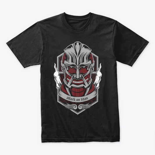 Camiseta Algodon Attack On Titan Escudo