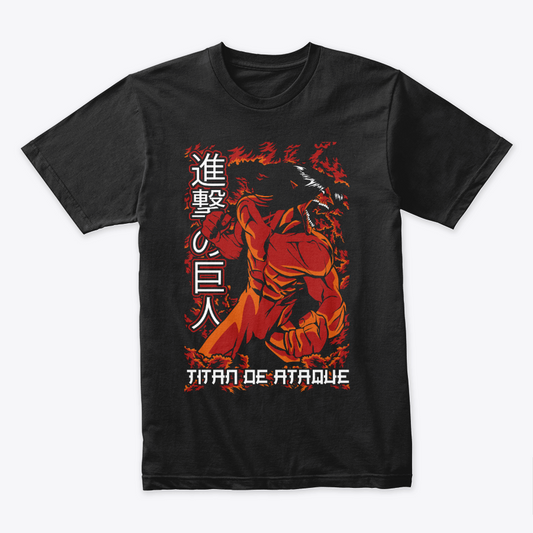 Camiseta Algodon Eren Jeager Monster