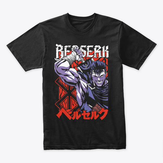 Camiseta Algodon Berserk Poster