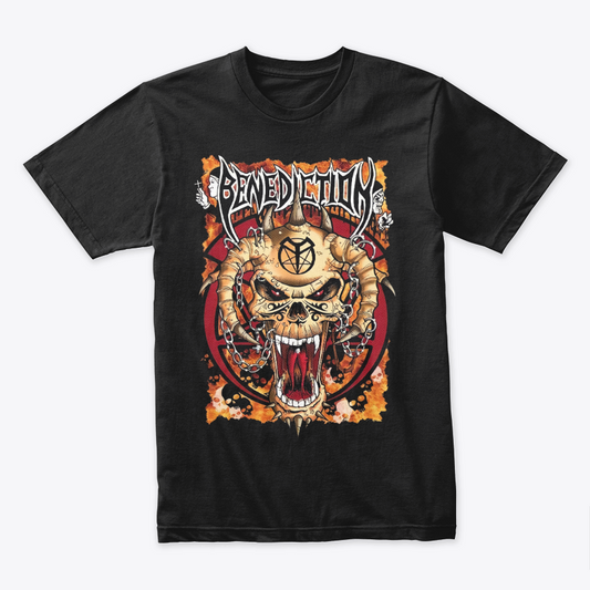 Camiseta Algodon Benediction Skull