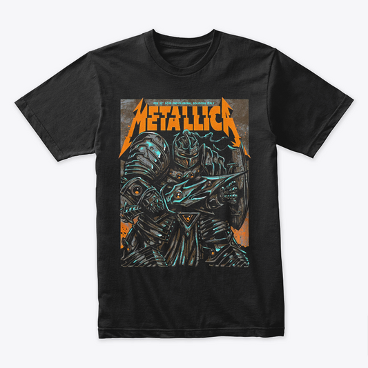 Camiseta Algodon Metallica Poster Italy