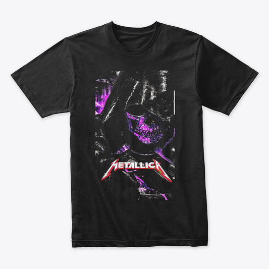 Camiseta Algodon Metallica Skull Poster Art