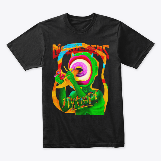 Camiseta Algodon Microcosms Flytrap Art