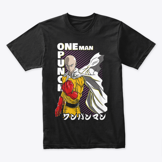 Camiseta Algodon One Punch Man Poster