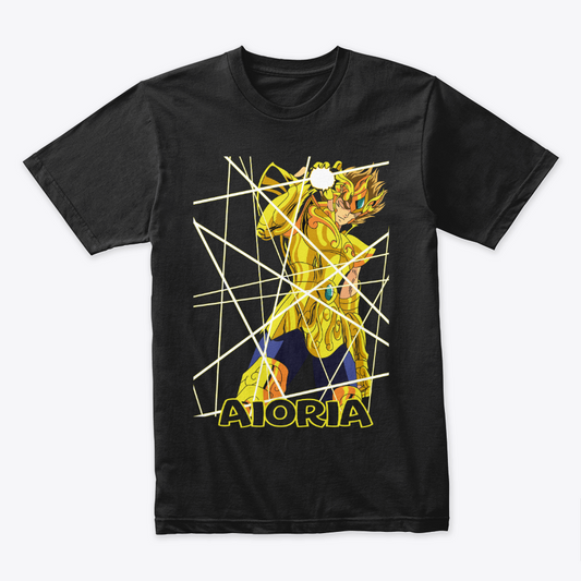 Camiseta Algodon Caballeros Del Zodiaco Aioria