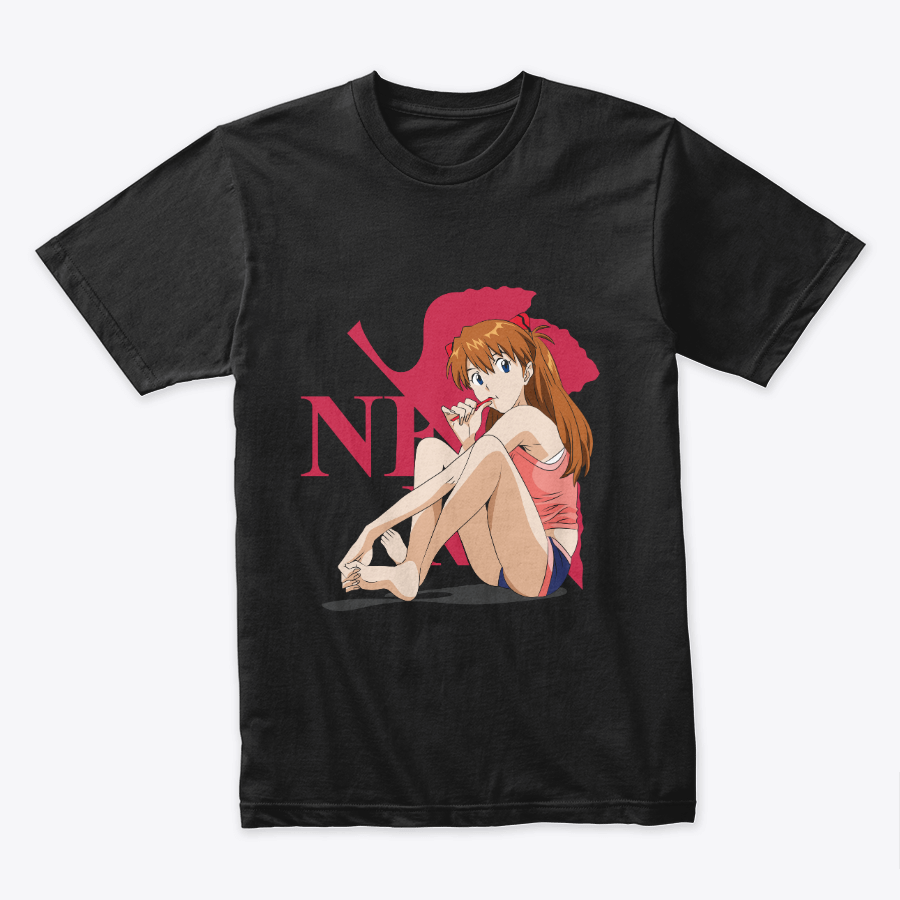 Camiseta Algodon Asuka Evangelion Art