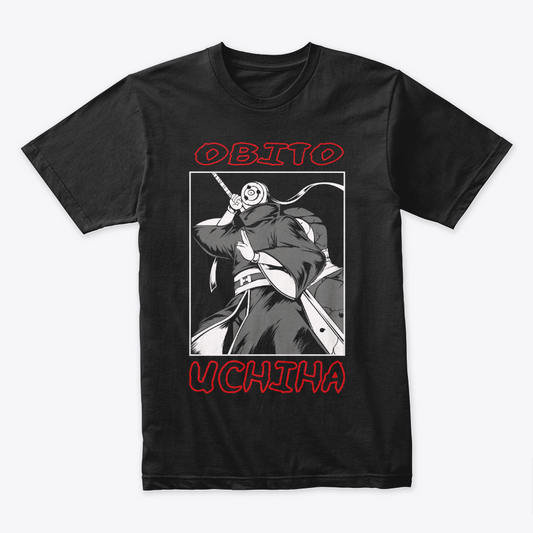 Camiseta Algodon Obito Uchiha Art