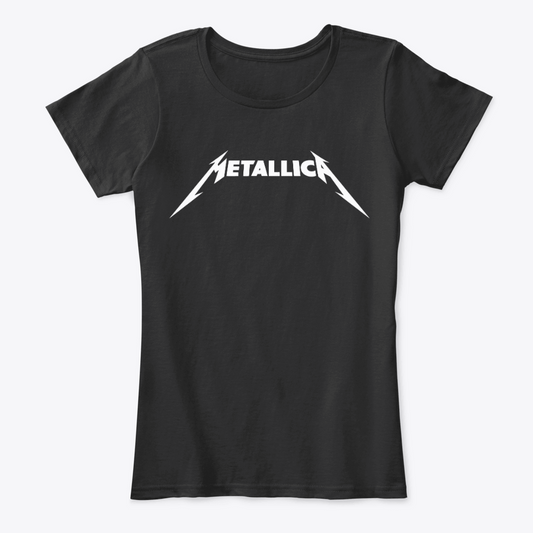 Camiseta de algodon Metallica Logo Rock Style