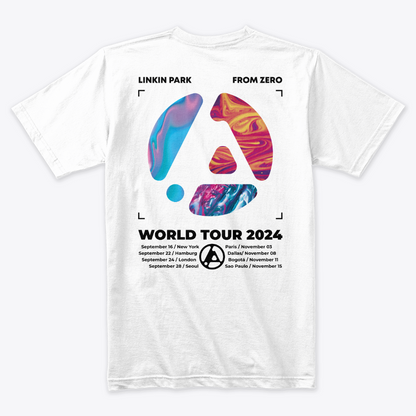 Camiseta Algodon Linkin Park From Zero Tour