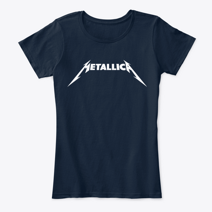 Camiseta de algodon Metallica Logo Rock Style