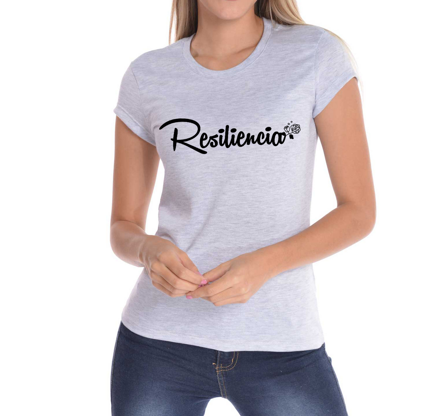 Camiseta Resilencia flor Karisma Para Mujer